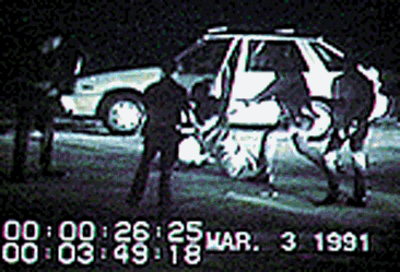 Rodney King newsclip image
